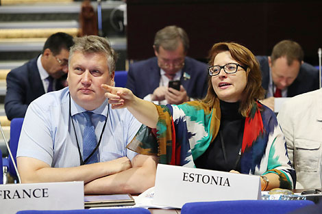 During the plenary session
