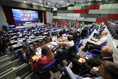 During the plenary session
