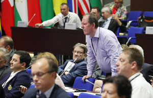 During the plenary session