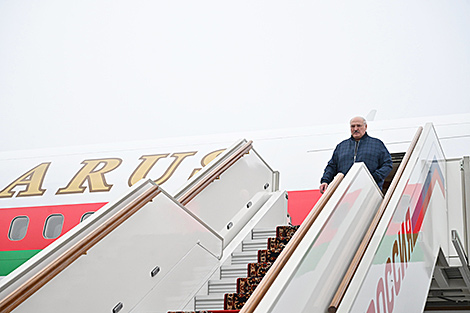 Lukashenko arrives in Moscow on working visit