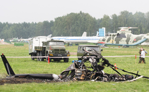 German pilot dies in helicopter crash near Minsk