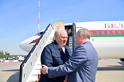 Lukashenko arrives in Russia on working visit