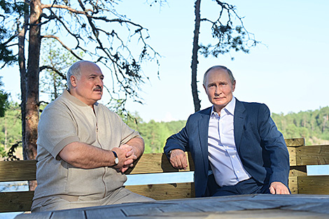 Lukashenko, Putin continue informal communication on Valaam