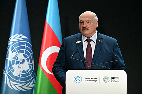 Who is to blame and what to do. Lukashenko's brief but poignant speech at the climate summit in Baku