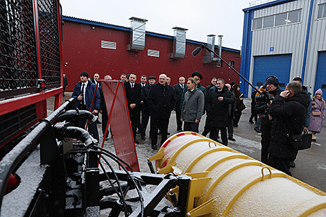 Lukashenko orders to support companies like POZHSNAB in Borisov