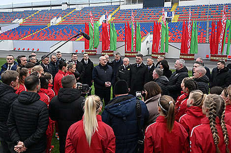 Lukashenko briefed about Minsk's sport infrastructure plans