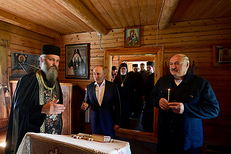 Lukashenko, Putin meet on Valaam Island