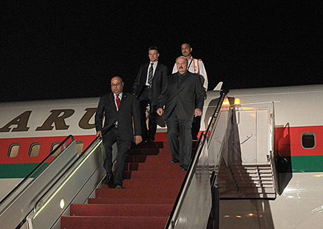 Lukashenko arrives in Pakistan on an official visit