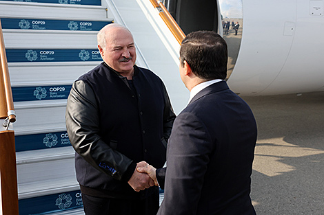 Lukashenko arrives in Azerbaijan on working visit