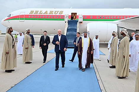 Lukashenko arrives in UAE