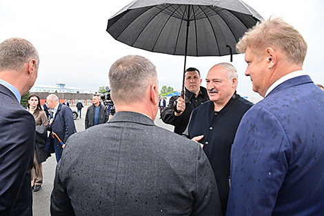 Lukashenko arrives in Russia’s Irkutsk