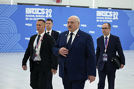 Lukashenko arrives for BRICS Outreach/Plus format meeting in Kazan