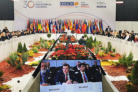 Ambrazevich responds to unfounded political accusations against Belarus in OSCE