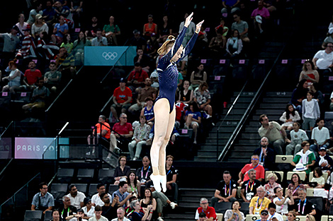 Olympics 2024: Belarus’ Bardzilouskaya through to trampoline final