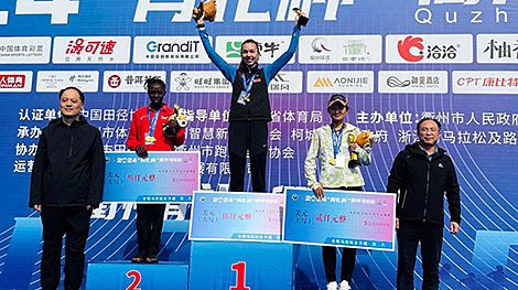 Belarusian Volha Nemahai wins Quzhou Marathon