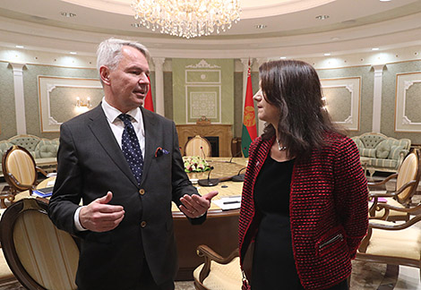 Finnish FM hails talks with Lukashenko as sincere, open