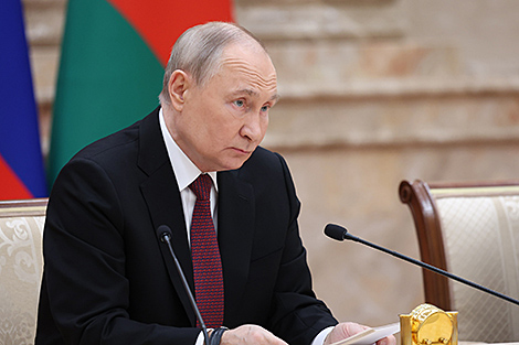 Putin: The treaty on security guarantees will allow reliably protecting Russia and Belarus