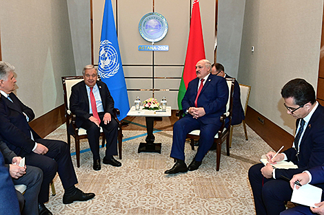 Lukashenko: No complaints were voiced against Belarus during meeting with Guterres