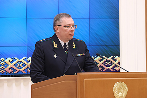 Prosecutor General reports on criminal situation in Belarus