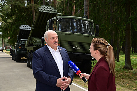 Lukashenko: Belarus will respond to aggression without hesitation