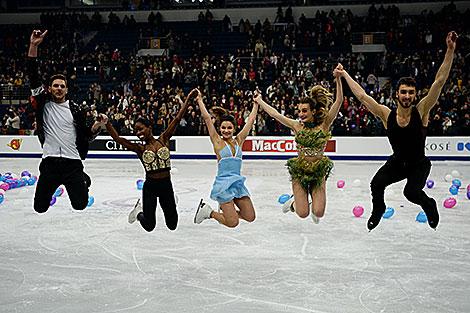 В Минске завершился чемпионат Европы по фигурному катанию