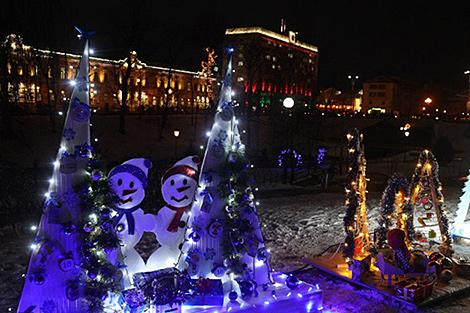 Парад креативных елок от предприятий выстроится на городской набережной в Гомеле