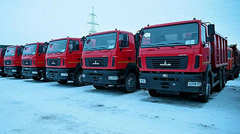 МАЗ паставіў партыю самазвалаў у Алтайскі край