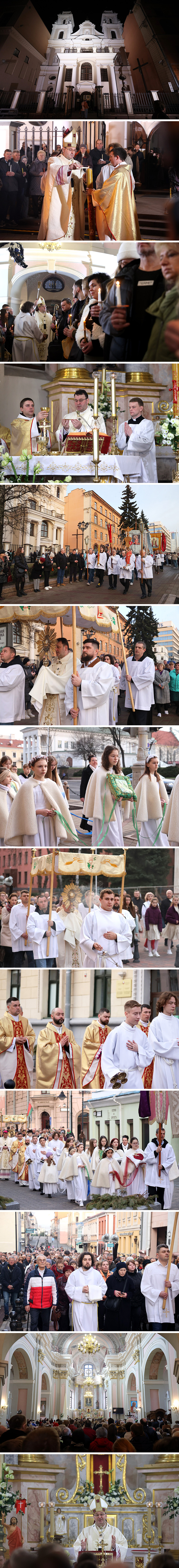 Belarusian Catholics celebrate Easter