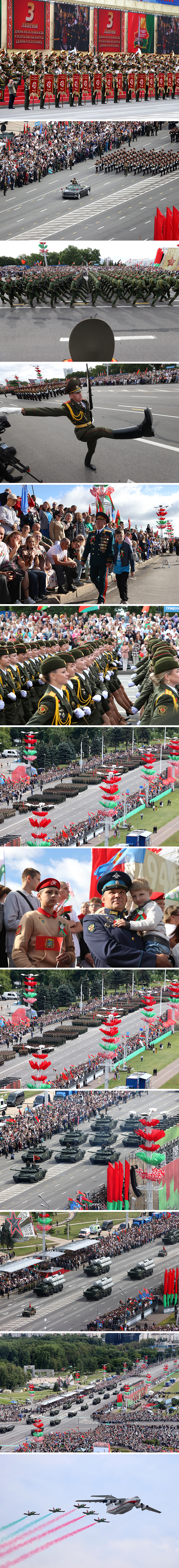 Independence Day military parade in Minsk