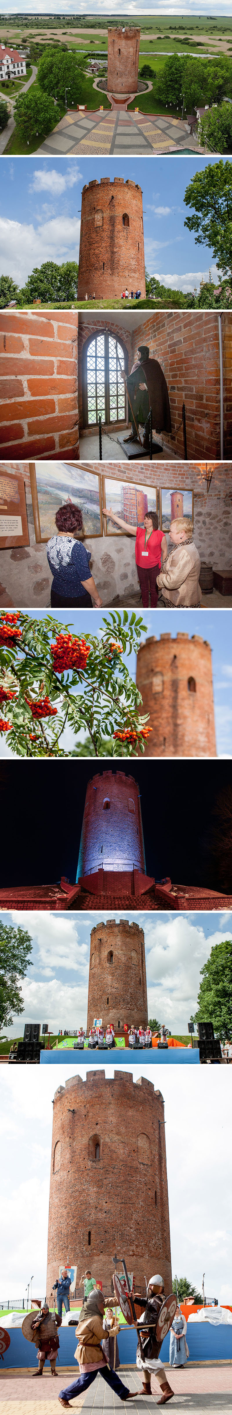 Kamenets Tower, a specimen of defensive architecture of the 13th century