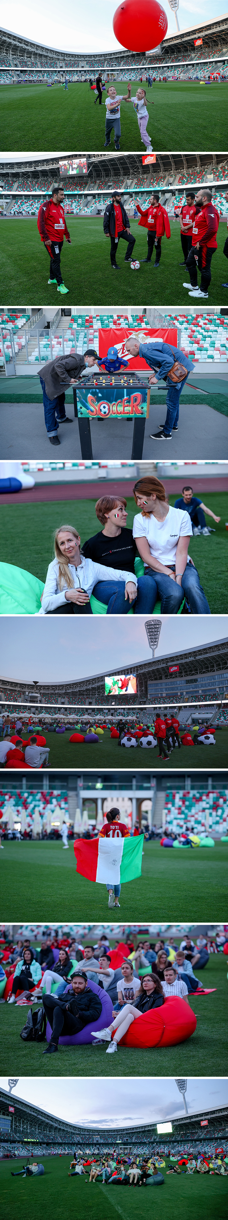 Euro 2020 Fan Zone at Dinamo National Olympic Stadium in Minsk