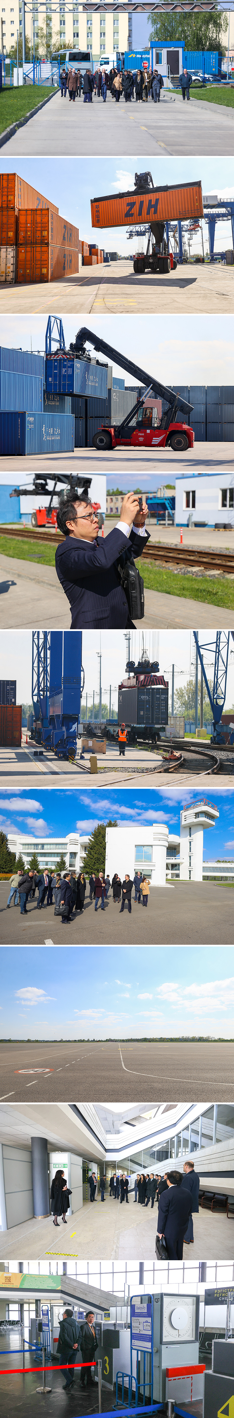 Participants of the Brest-China. Strategic Partnership explore the logistical opportunities of Brest