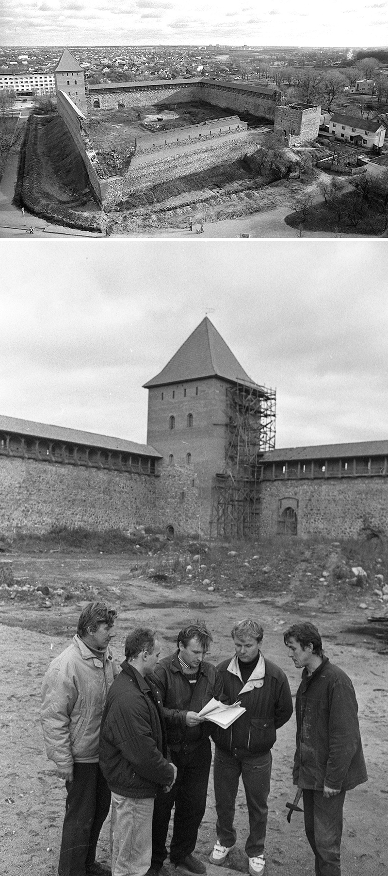 Лідскі замак у 1993 годзе