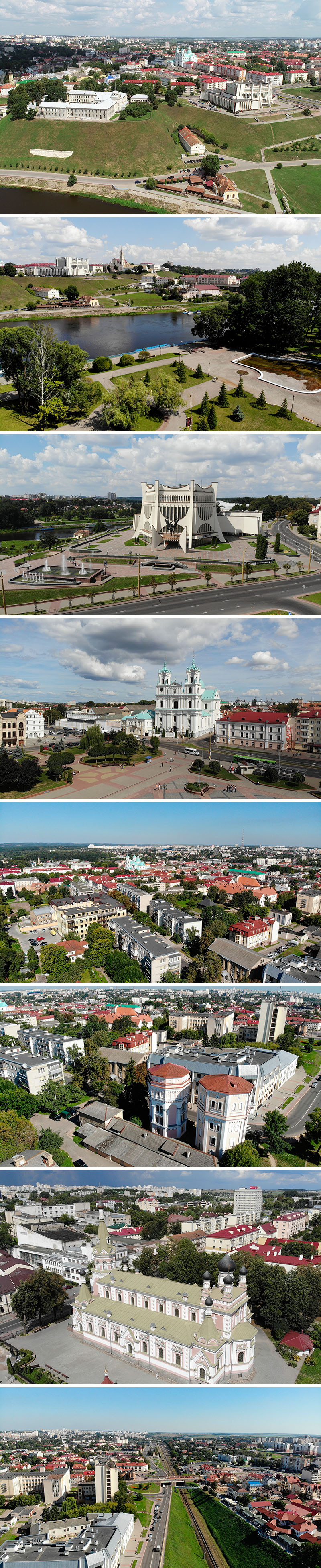 Гродно с высоты птичьего полета