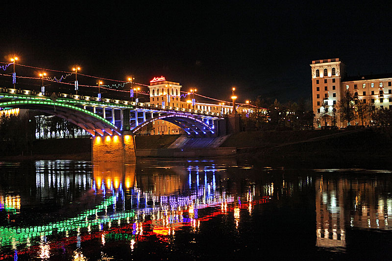 Night lights of Vitebsk