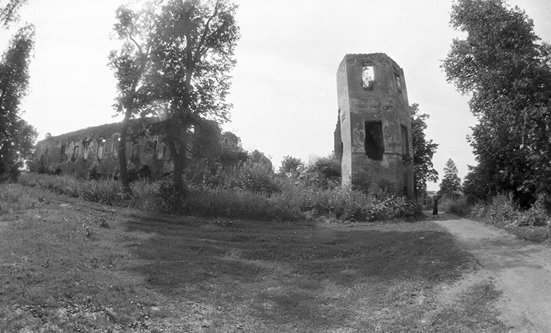 Ruins of Golshany Castle in 1994