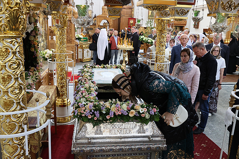 Veneration of the relics of St. Euphrosyne of Polotsk