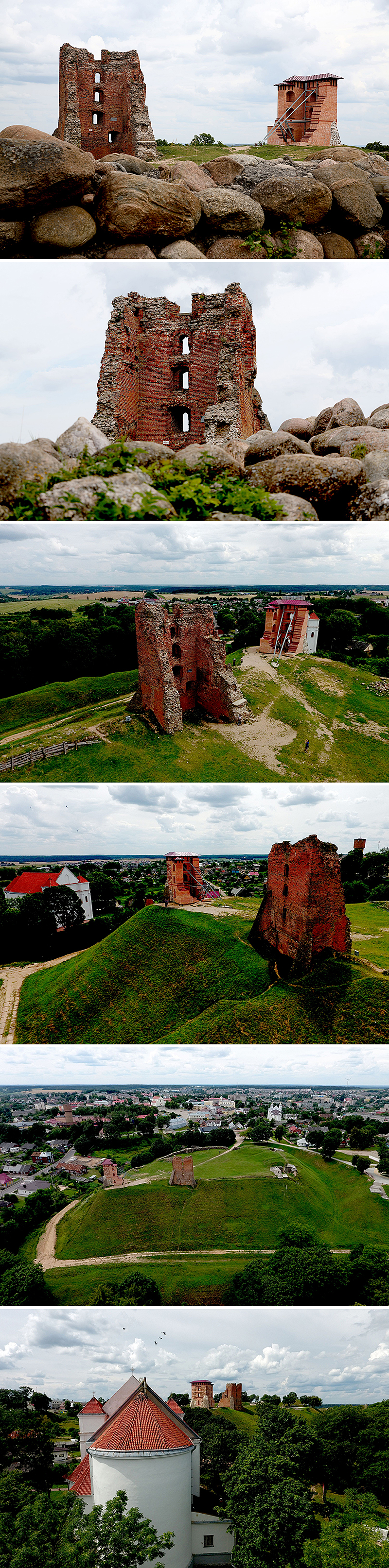 Ruins of Novogrudok Castle in July 2019