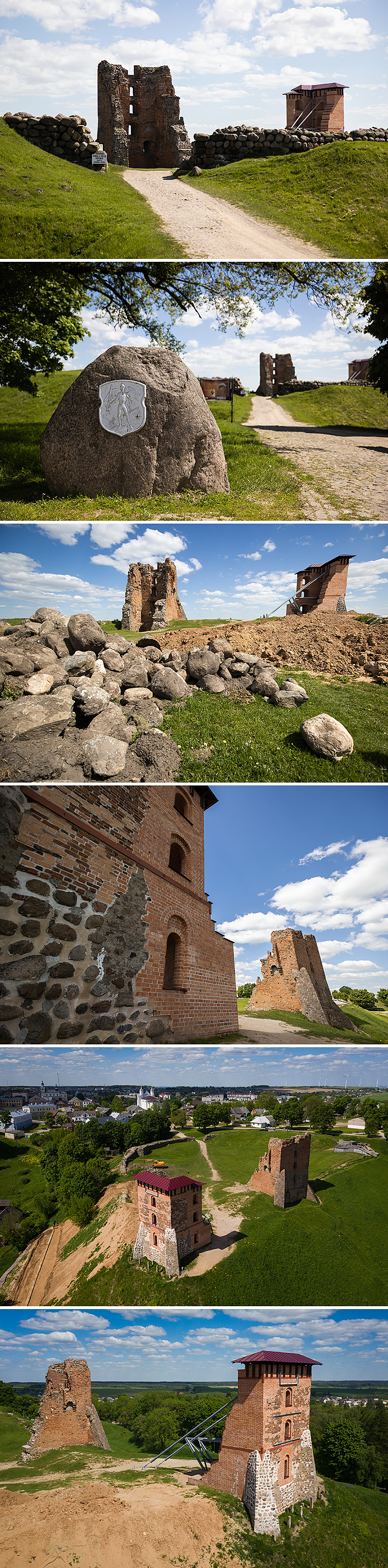 Novogrudok Castle in June 2021