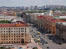 Nezavisimosti Avenue in Minsk