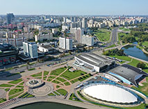 Pobediteley Avenue in Minsk