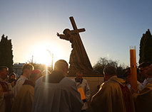 Велікодная вігілія ў Фарным касцёле Гродна