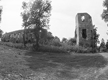 Ruins of Golshany Castle in 1994